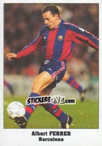 Sticker Albert Ferrer - Italy Eurocups Stars Parade 1994-1995 - Sl