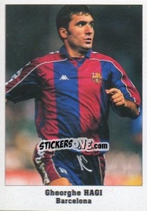 Figurina Gheorghe Hagi - Italy Eurocups Stars Parade 1994-1995 - Sl