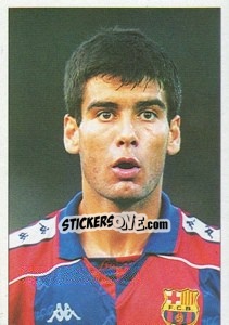 Sticker Josep Guardiola Sala - Italy Eurocups Stars Parade 1994-1995 n. 51 - Sl