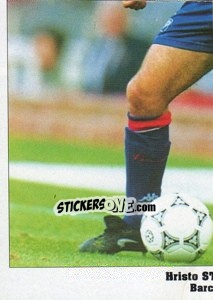 Figurina Hristo Stoichkov - Italy Eurocups Stars Parade 1994-1995 - Sl