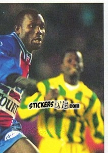 Sticker George Weah - Italy Eurocups Stars Parade 1994-1995 - Sl