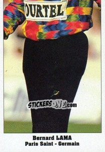Sticker Bernard Lama - Italy Eurocups Stars Parade 1994-1995 - Sl