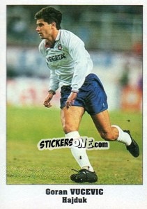 Sticker Goran Vucevic - Italy Eurocups Stars Parade 1994-1995 - Sl