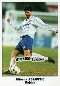 Sticker Aljosha Asanovic - Italy Eurocups Stars Parade 1994-1995 n. 72 - Sl