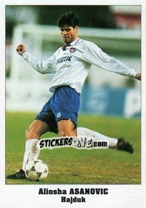 Sticker Aljosha Asanovic - Italy Eurocups Stars Parade 1994-1995 - Sl