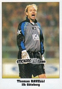 Sticker Thomas Ravelli - Italy Eurocups Stars Parade 1994-1995 - Sl