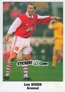 Sticker Lee Dixon - Italy Eurocups Stars Parade 1994-1995 - Sl