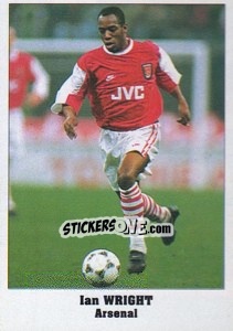 Sticker Ian Wright - Italy Eurocups Stars Parade 1994-1995 - Sl