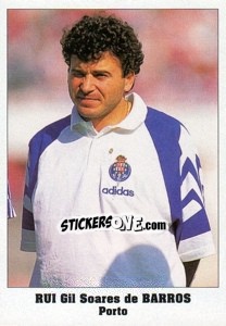 Cromo Rui Gil Soares de Barros - Italy Eurocups Stars Parade 1994-1995 - Sl