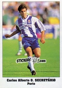 Sticker Carlos Alberto O. Secretário - Italy Eurocups Stars Parade 1994-1995 n. 85 - Sl