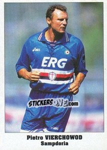 Cromo Pietro Wierchowod - Italy Eurocups Stars Parade 1994-1995 - Sl