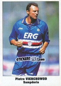 Sticker Pietro Wierchowod - Italy Eurocups Stars Parade 1994-1995 n. 90 - Sl