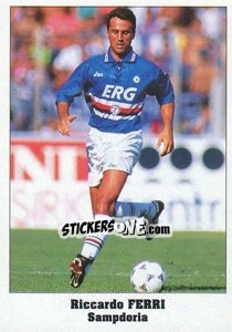 Sticker Riccardo Ferri - Italy Eurocups Stars Parade 1994-1995 - Sl