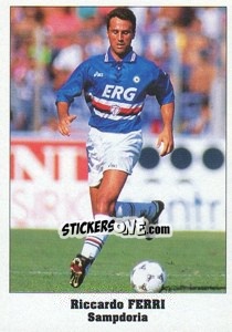 Sticker Riccardo Ferri - Italy Eurocups Stars Parade 1994-1995 n. 91 - Sl