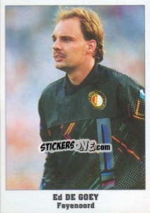 Cromo Ed de Goey - Italy Eurocups Stars Parade 1994-1995 - Sl