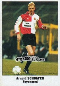 Cromo Arnold Scholten - Italy Eurocups Stars Parade 1994-1995 - Sl