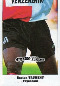 Sticker Gaston Taument - Italy Eurocups Stars Parade 1994-1995 - Sl