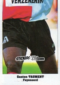 Sticker Gaston Taument - Italy Eurocups Stars Parade 1994-1995 n. 104 - Sl