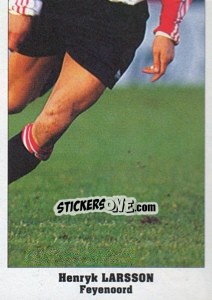 Sticker Henrik Larsson - Italy Eurocups Stars Parade 1994-1995 n. 108 - Sl