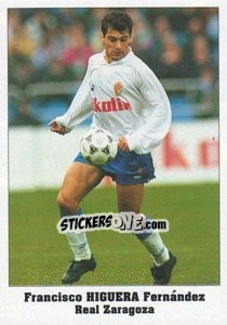 Cromo Francisco Higuera Fernándes - Italy Eurocups Stars Parade 1994-1995 - Sl
