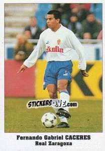 Cromo Fernando Gabriel Caceres - Italy Eurocups Stars Parade 1994-1995 - Sl