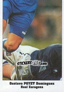 Sticker Gustavo Poyet Domínguez - Italy Eurocups Stars Parade 1994-1995 - Sl