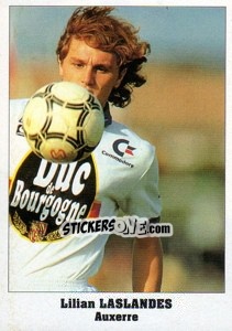 Sticker Lilian Laslandes - Italy Eurocups Stars Parade 1994-1995 - Sl