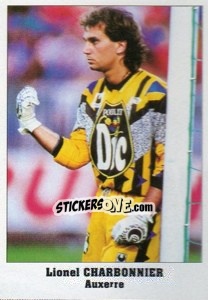 Cromo Lionel Charbonnier - Italy Eurocups Stars Parade 1994-1995 - Sl