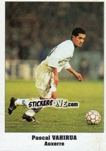 Sticker Pascal Vahirua - Italy Eurocups Stars Parade 1994-1995 - Sl