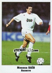 Sticker Moussa Saïb - Italy Eurocups Stars Parade 1994-1995 - Sl
