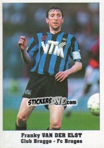 Figurina Franky Van Der Elst - Italy Eurocups Stars Parade 1994-1995 - Sl