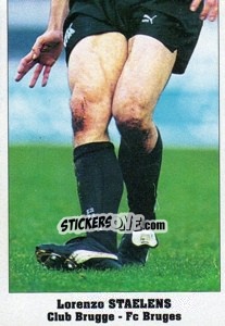 Sticker Lorenzo Staelens - Italy Eurocups Stars Parade 1994-1995 - Sl