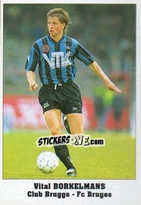 Cromo Vital Borkelmans - Italy Eurocups Stars Parade 1994-1995 - Sl