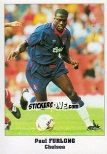 Sticker Paul Furlong - Italy Eurocups Stars Parade 1994-1995 - Sl