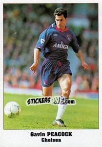 Figurina Gavin Peacock - Italy Eurocups Stars Parade 1994-1995 n. 137 - Sl
