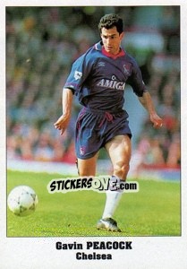 Sticker Gavin Peacock - Italy Eurocups Stars Parade 1994-1995 - Sl