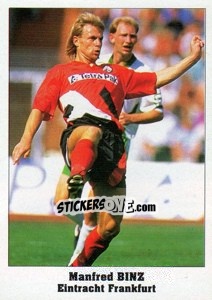 Sticker Manfred Binz - Italy Eurocups Stars Parade 1994-1995 n. 145 - Sl