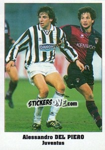 Cromo Alessandro Del Piero - Italy Eurocups Stars Parade 1994-1995 - Sl