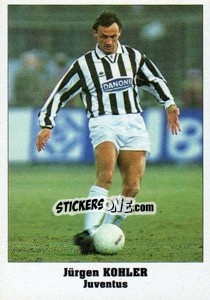 Sticker Jürgen Kohler - Italy Eurocups Stars Parade 1994-1995 - Sl