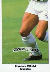 Sticker Gianluca Vialli - Italy Eurocups Stars Parade 1994-1995 - Sl