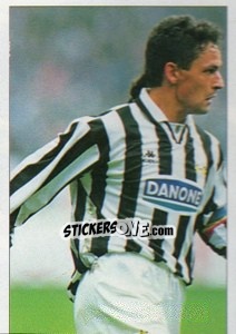 Cromo Roberto Baggio - Italy Eurocups Stars Parade 1994-1995 - Sl