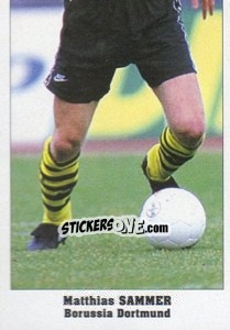 Sticker Matthias Sammer - Italy Eurocups Stars Parade 1994-1995 n. 158 - Sl