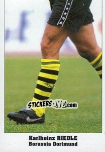 Sticker Karlheinz Riedle - Italy Eurocups Stars Parade 1994-1995 - Sl