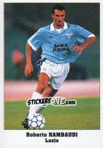 Sticker Roberto Rambaudi - Italy Eurocups Stars Parade 1994-1995 - Sl
