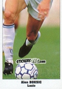 Sticker Alen Boksic - Italy Eurocups Stars Parade 1994-1995 - Sl