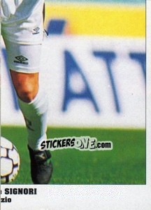 Sticker Giuseppe Signori - Italy Eurocups Stars Parade 1994-1995 - Sl