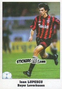 Cromo Ioan Lupescu - Italy Eurocups Stars Parade 1994-1995 - Sl