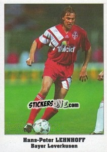 Sticker Hans-Peter Lehnhoff - Italy Eurocups Stars Parade 1994-1995 - Sl