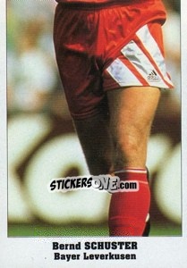 Sticker Bernd Schuster - Italy Eurocups Stars Parade 1994-1995 n. 187 - Sl