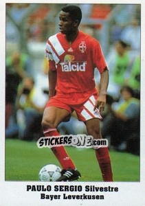 Sticker Paulo Sergio Silvestre - Italy Eurocups Stars Parade 1994-1995 - Sl